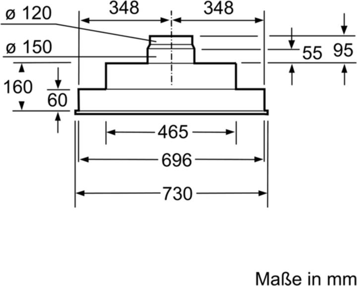 Image du produit Siemens LB75565 (Hotte à tiroir)