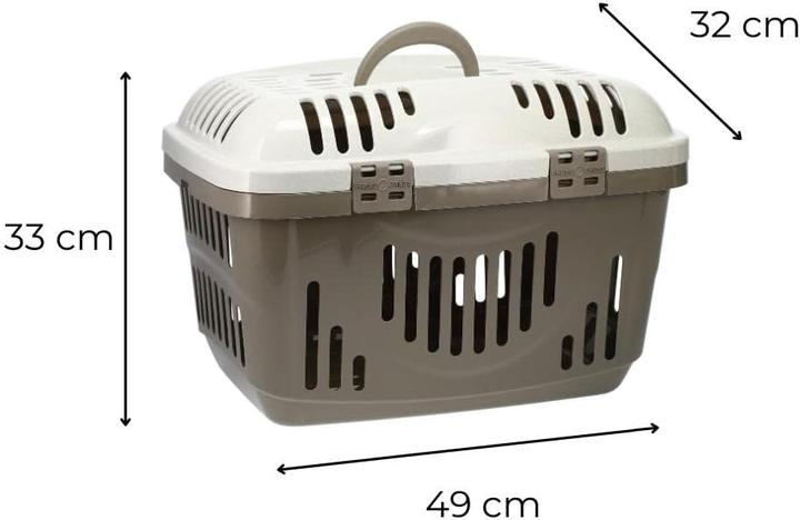 Image du produit GarPet Boîte de transport (Chien, Petit animal, Chat, Ouverture complète, Respirant, Fermeture de sécurité, Lavable)