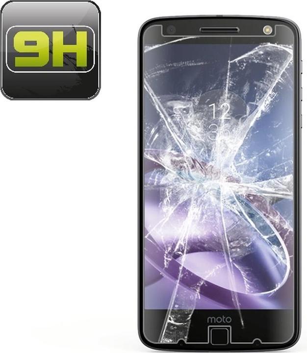 Produktbild Protectorking 1x echtes Tempered 9H Panzerhartglas 3D KLAR (1 Stück, Motorola Moto Z)