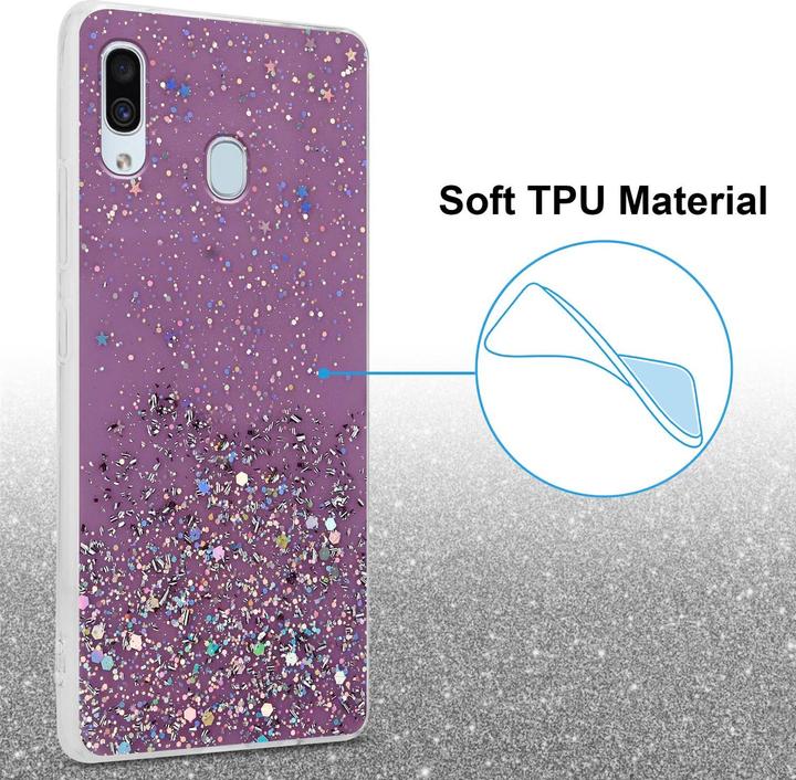 Produktbild Cadorabo TPU Cover funkelnder Glitter (Samsung Galaxy A40)