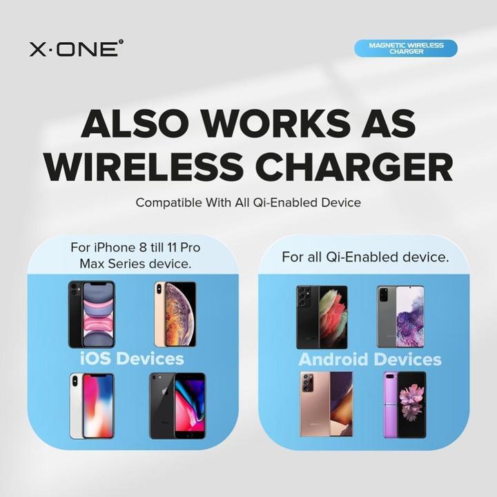 Immagine prodotto X-One Dock station Magnetic Wireless Charger Stand compatible with MagSafe 15W (15 W)