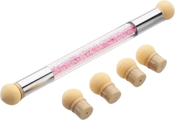 Actual product image Nagellack24 Nail art ombre sponge pencil (Nail glue)