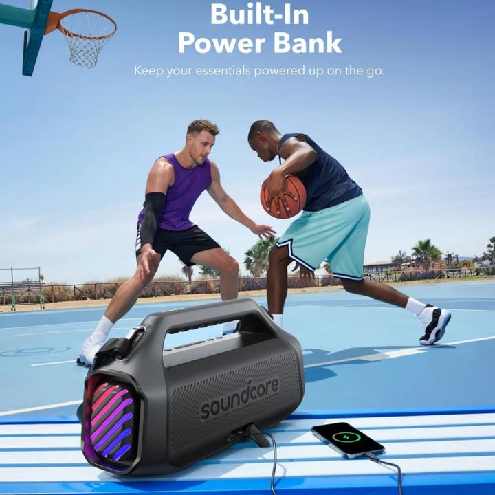 Immagine prodotto soundcore Boom 2 Plus (20 h, Batteria ricaricabile, Porta USB)