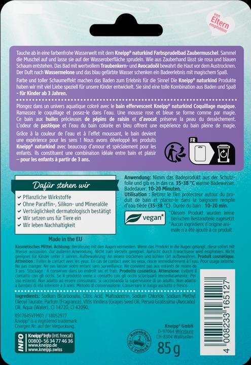 Produktbild Kneipp Naturkind Zaubermuschel (Badeperlen)