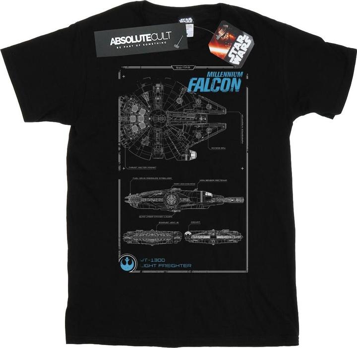 Star Wars Force Awakens Millennium Falcon Manual TShirt