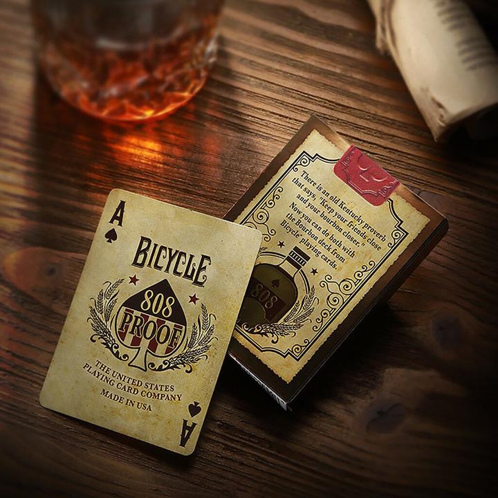 Actual product image Bicycle Bourbon cards (English)