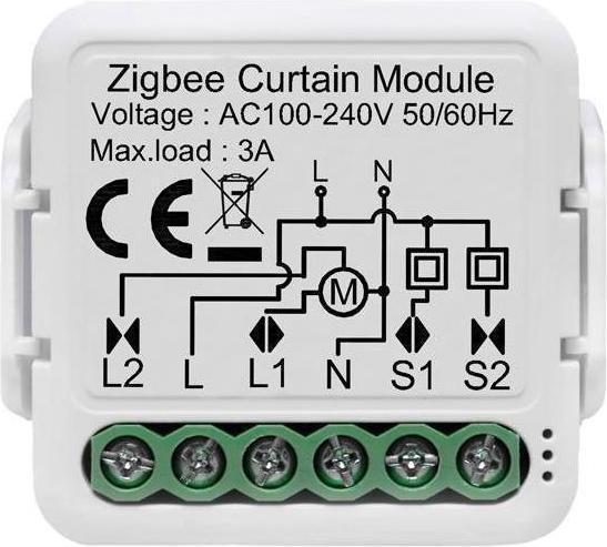 Z-Wave NPLZCS01-1C - Module de commutation à obturateur intelligent Netplus 1-canal Zigbee (Actionneur de volet)