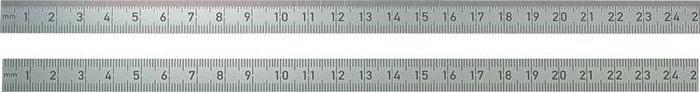 Actual product image BMI Steel rule stainless 1000 x 30 (1000 mm)