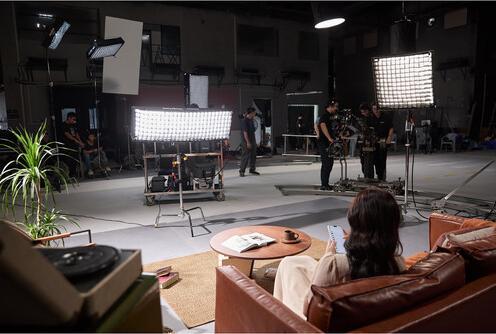 Actual product image Godox KNOWLED Flexible LED RGB Mat F400R (Surface luminaire)