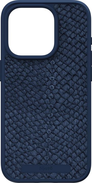 Produktbild Njord Salmon Leather Magsafe Case for iPhone 15 Pro, Blau (Apple iPhone 15 Pro)