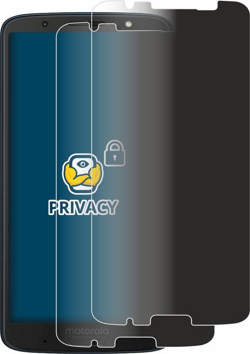 Produktbild BROTECT Sichtschutzfolie Anti-Spy Privacy Folie Blaulicht-Schutz (2 Stück, Motorola Moto G6 Plus)