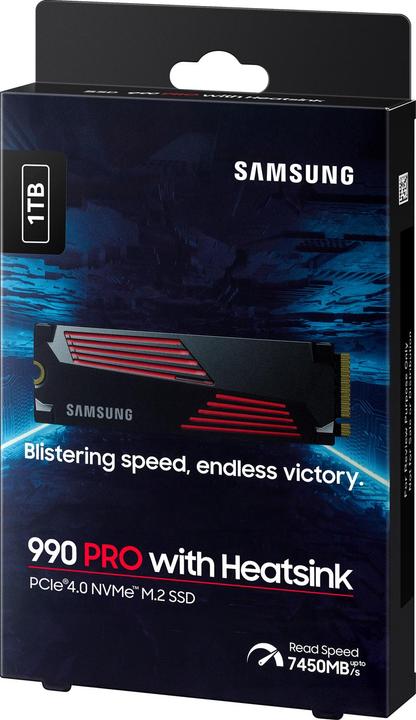 Produktbild Samsung 990 Pro mit Heatsink (1000 GB, M.2 2280)