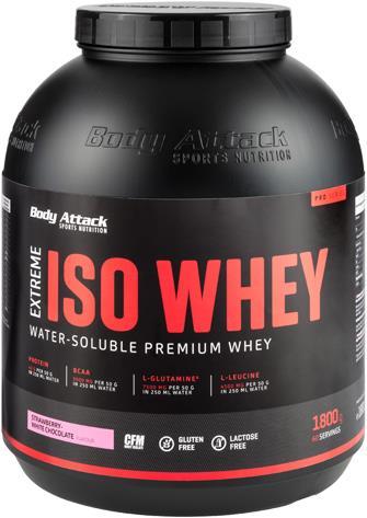 Immagine prodotto Body Attack Extreme Iso Whey Professional (Fragola, 1 pz., 1800 g)
