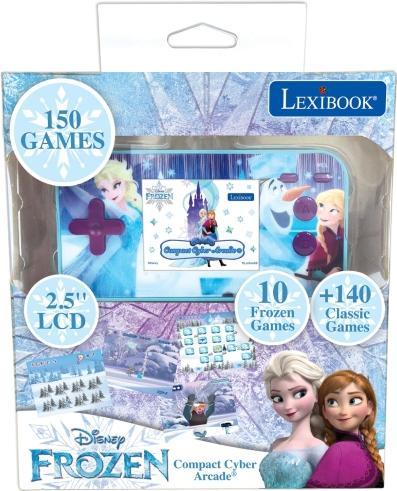 Actual product image Lexibook JL2367FZ Disney Frozen The Ice Queen ELSA Compact Cyber Arcade Portable Game Console, 1