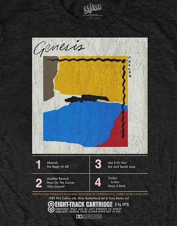 Actual product image Universal Textiles Unisex Adult ABACAB 8 Track T-Shirt (M)