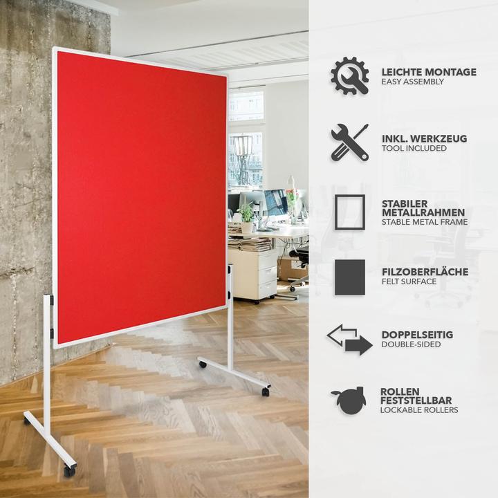 Image du produit Office Marshal Filz-Moderationstafeln (120 x 150 cm)