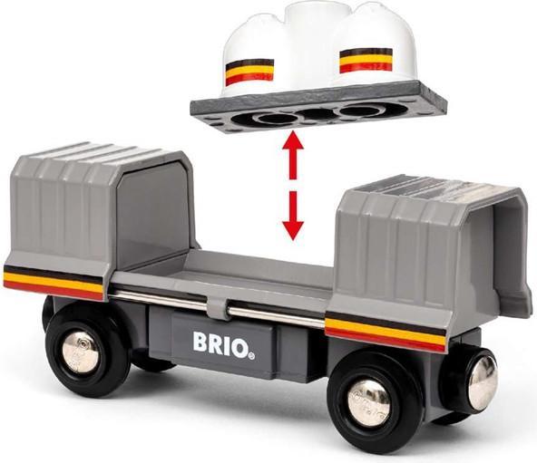 Productafbeelding Ravensburger BRIO World - 36089 Treinen van de Wereld Santa Fe trein | Speelgoedtrein voor kinderen vanaf 3 jaar