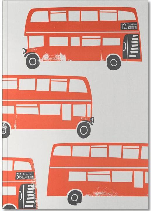 Image du produit Juniqe London Busses - Londres (A5, Pointillés)