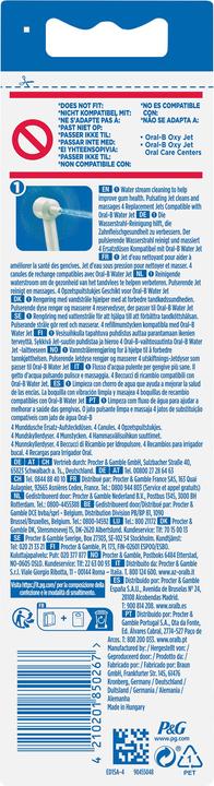 Etichetta energetica Oral-B WaterJet (Accessori per irrigatori orali)