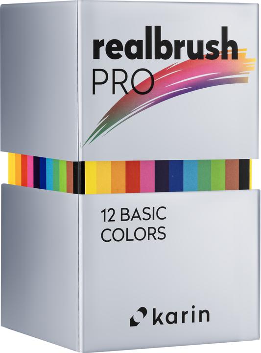 Produktbild Karin Real Brush Pen Pro 0.4mm (Mehrfarbig, 12 x)