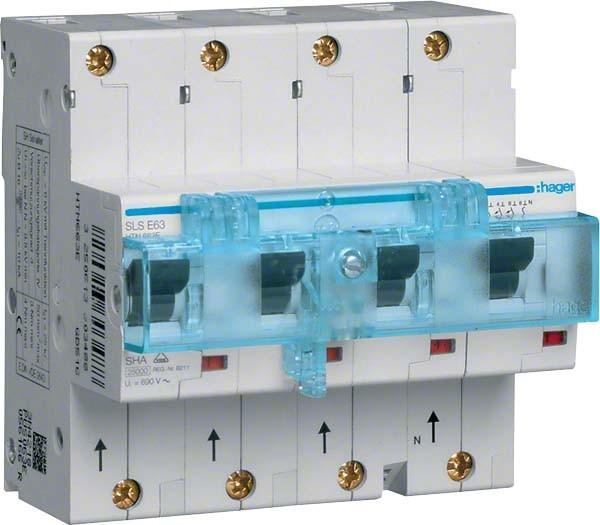 Produktbild Hager HAG HTN690C SLS-Schalter 3P+N Cs 100A Hutschiene