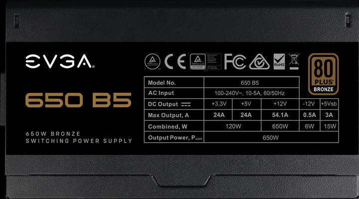 Produktbild EVGA B5 (650 W)