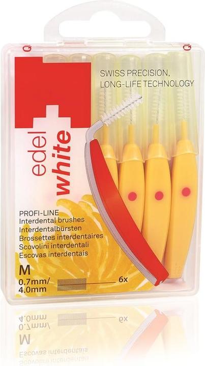 Produktbild Edel + White Interdentalbürsten M 0.7mm 6 Stk. (6 x, 0.70 mm)