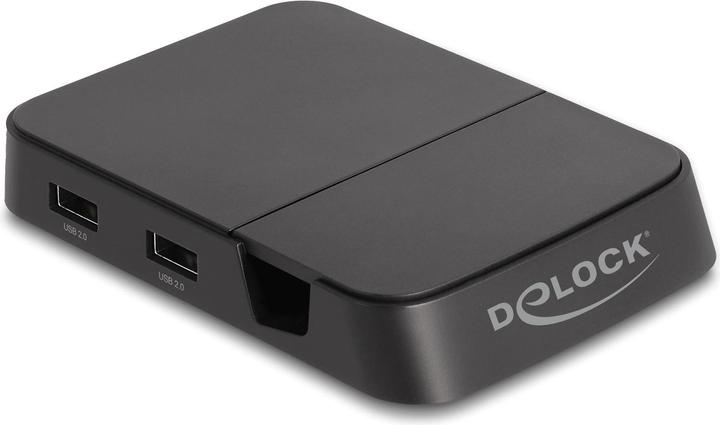 Produktbild Delock Smartphone Dockingstation 4K mit integrierter Halterung (USB-C, 4 Ports)