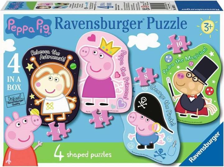 Produktbild Ravensburger Peppa Pig Four Shaped Puzzles (4 Teile)