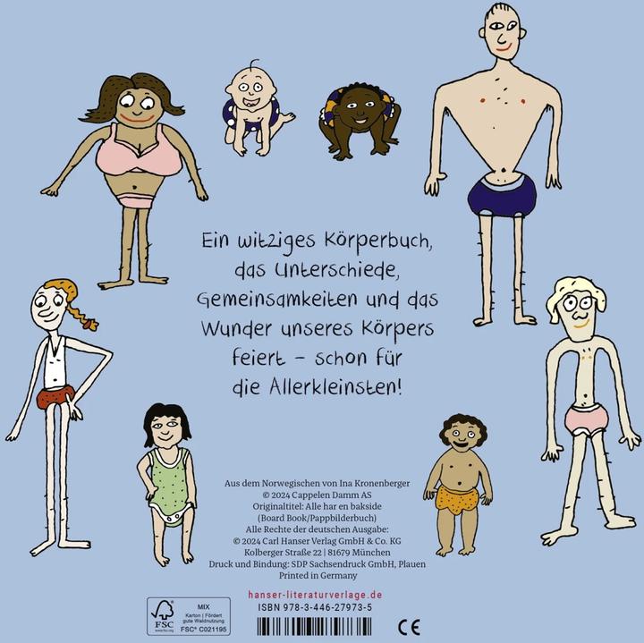Immagine prodotto Tutti hanno un sedere - Il mio primo libro sul corpo (libro illustrato in cartone) (Tedesco)