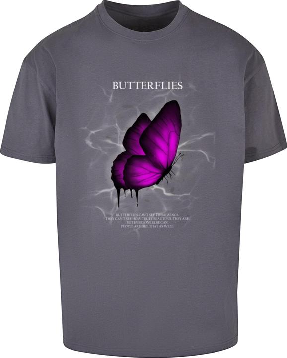 Produktbild Merchcode Butterflies Heavy Oversized Tee - 117179 (L)