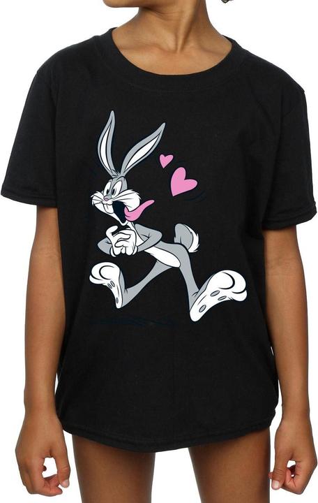 Actual product image Looney Tunes Girls Bugs Bunny In Love Cotton T-Shirt (116)