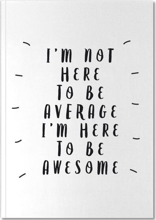 Actual product image Juniqe I'm Not Here - Quotes & Slogans (A5, Dotted)