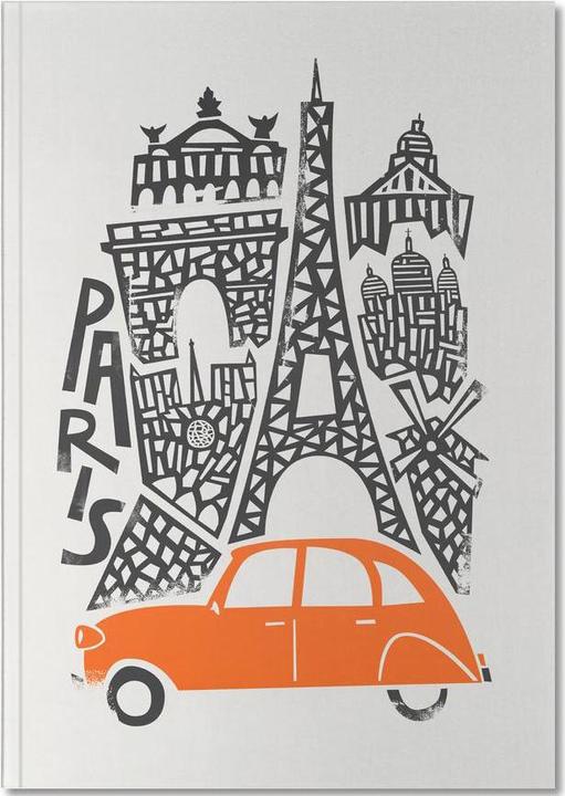 Image du produit Juniqe Paris Cityscape - Paris (A5, Blanc)