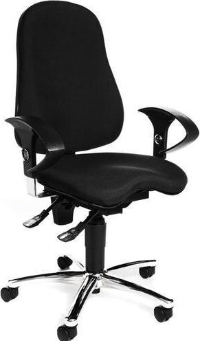 Image du produit Topstar Chaise ergonomique Sitness 10 Noir contact permanent