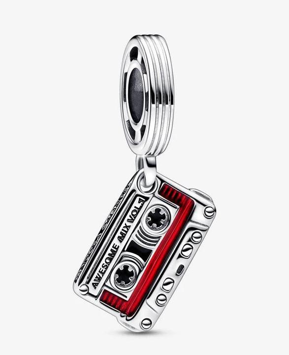 Image du produit Pandora Marvel Guardians of the Galaxy Cassette Charm (Émail, Argent sterling)
