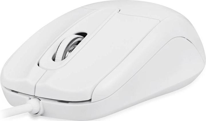 Produktbild Perixx PERIMICE-209 P W Maus Kabelgebunden Optisch Weiss 3 Tasten 1000 dpi (Kabelgebunden)