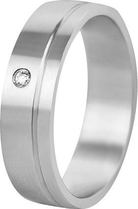 Beneto Exclusive - Ladies wedding ring made of steel SPD06 - Circuit: 54 mm (54)
