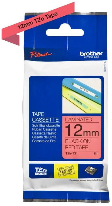 Produktbild Brother Tze-431 (1.20 cm, Rot)