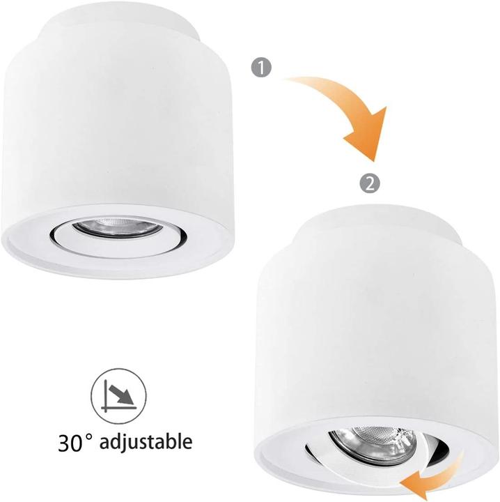 Produktbild Budbuddy LED Deckenstrahler (Weiss, Rund)