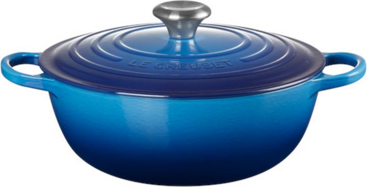 Image du produit Le Creuset La Marmite Signature 28 cm Azure (28 cm, Cocotte + faitout, Fonte)