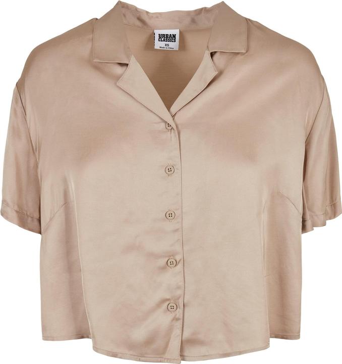 Produktbild Urban Classics Ladies Viscose Satin Resort Shirt - 17070 (XS)