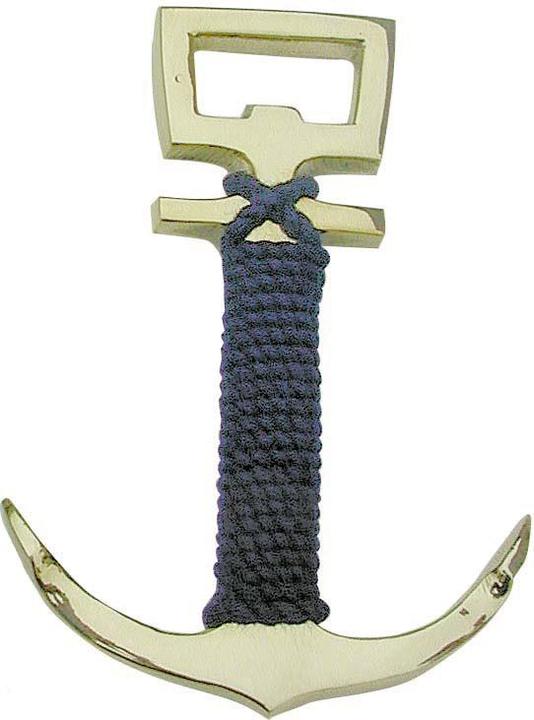 Actual product image Nautistar Anchor Bottle Opener, Brass - 11cm