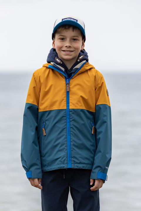 Image du produit Rukka Veste de pluie pour enfants Puck peacock (128)