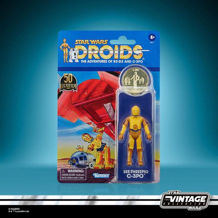 Image du produit Hasbro Star Wars : Droids Vintage Collection Figurine 2021 See-Threepio (C-3PO)