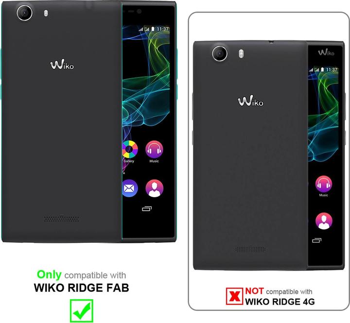 Actual product image Cadorabo Display protection glass (1 Piece, Wiko Pulp Fab)