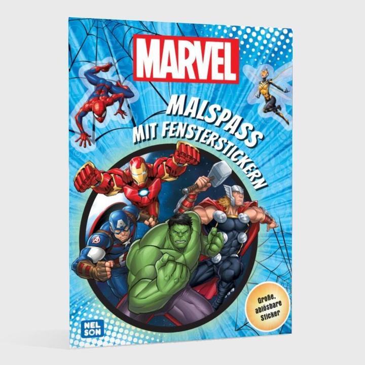 Actual product image MARVEL: Colouring fun with window stickers