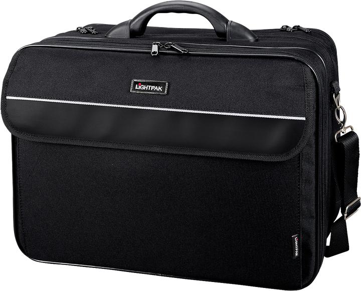 Immagine prodotto Lightpak Borsa per notebook Corniche, per computer portatili da 17 pollici, 3 scomparti, tracolla (17")