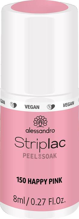 Produktbild Alessandro Striplac Peel or Soak - Happy Pink (Pink, Rosa, Abziehbarer Nagellack)