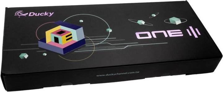 Produktbild Ducky One 3 Classic Black/White TKL Gaming Tastatur, RGB LED - MX-Blue (DE, Kabelgebunden)